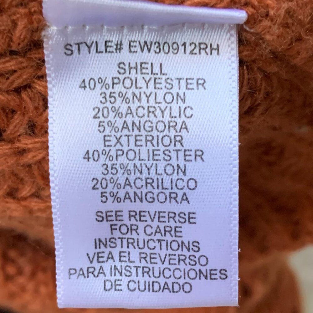 Vestique Cropped Crewneck Knit Long Sleeve Sweater Sz L - Picture 13 of 13